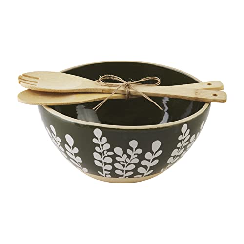 Mud Pie Pinehill Serving Bowl Set, Green #TOP15