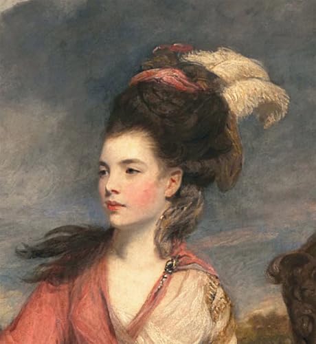 Cuadro de lienzo Jane Fleming de Joshua Reynolds 60x90cm para decoración clásica de salones