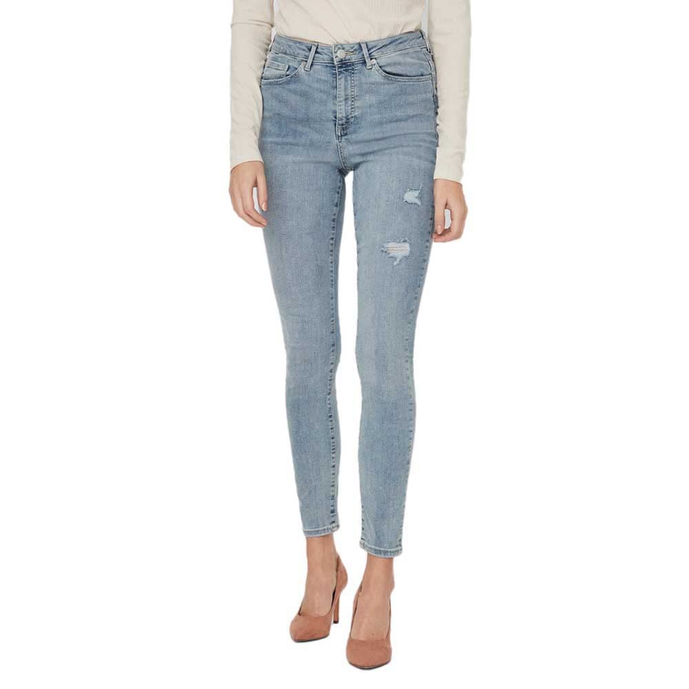 VERO MODA Women's Jeans, Light Blue (Light Blue Denim), XL / 32L