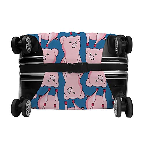 Housse de protection lavable pour valise à motif cochons - 2