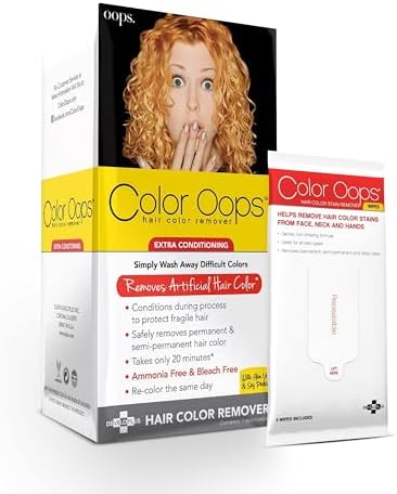 Color Oops Extra Conditioning Hair Color Remover and Remover Wipes Bundle