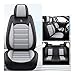 LEJOLI Autositzbezüge passend für Kia K5 Shuma K7 Opirus Seltos Forte K900 EV6 CUB Niro EV Soul Sportspace Auto Innenraum Schutz PU-Leder Kissenbezüge, grau Auto günstig Kaufen-LEJOLI Autositzbezüge passend für Kia K5 Shuma K7 Opirus Seltos Forte K900 EV6 CUB Niro EV Soul Sportspace Auto Innenraum Schutz PU-Leder Kissenbezüge, grau