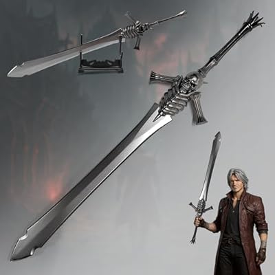 Devil May Cry Dante Espada "Rebellion" Abrecartas XL 30 cm | Replica de metal DMC de zinc fundido a presión | Spardas Patrimonio Gaming Decoración | Anime coleccionable y regalo | Ya disponible en tu tienda friki favorita! En mundofriki.es!