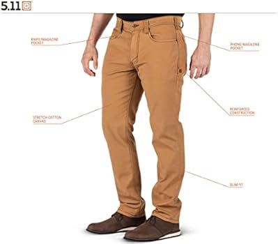 Pantalon Cargo Tactique 5.11 Vert Olive Taille 28/32 Défaut Mineur Poche