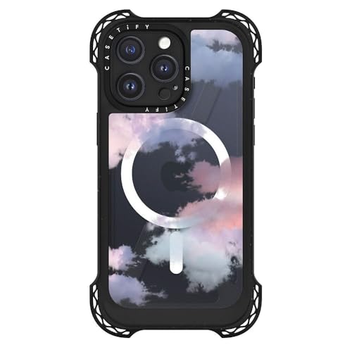 Coque iPhone 15 Pro Max antichoc CASETiFY Ultra Bounce MagSafe rigide fumée