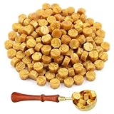 Matériau de qualité supérieure : les perles de cire à cacheter sont fabriquées en cire inodore, non toxique et facile à travailler. La cuillère à fondre combine un métal durable avec un manche en bois naturel pour une manipulation confortable.
