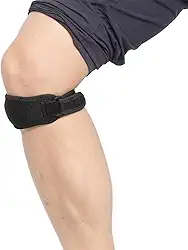 JOELHEIRA PATELAR TIRA AJUSTAVEL SUPORTE ESPORTES ACADEMIA TENDINITE ANTI DOR TENSOR