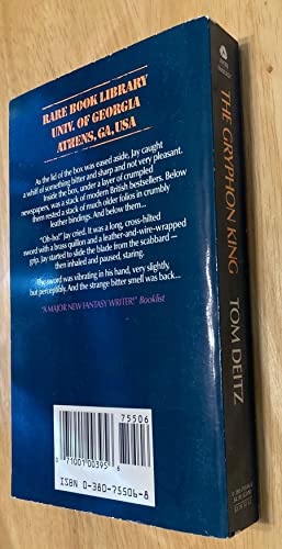 The Gryphon King 0380755068 Book Cover
