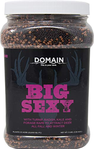 Domain Outdoor Big Sexy Deer Food Plot Seed, 1/2 Acre, High Level of