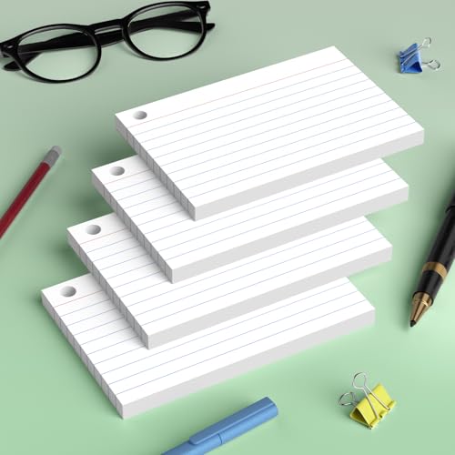 Fiche d'index avec anneau 4x6 pour ne plus perdre ses notes de présentation - 2
