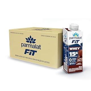Parmalat Fit Bebida Proteica Chocolate 15g de Proteína 250mL – 18 Unidades