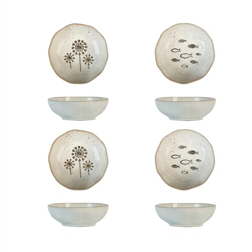 小鉢 小皿 豆皿 納豆鉢 和食器 セラミック サラダボウル 前菜皿 漬物皿 お醤油皿 や薬味皿 珍味入れ 4個セット 6個セット シンプル 軽い 食洗機対応 電子レンジ対応 焼肉屋 懐石料理 鍋料理 一品料理 火鍋 焼肉屋 寿司屋 母の日 誕生日プレゼント