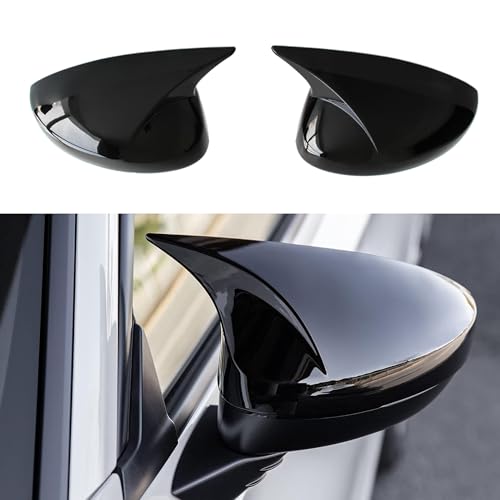 AUCERAMIC 1 Pair Rearview Mirror Covers Caps 11th Gen Civic