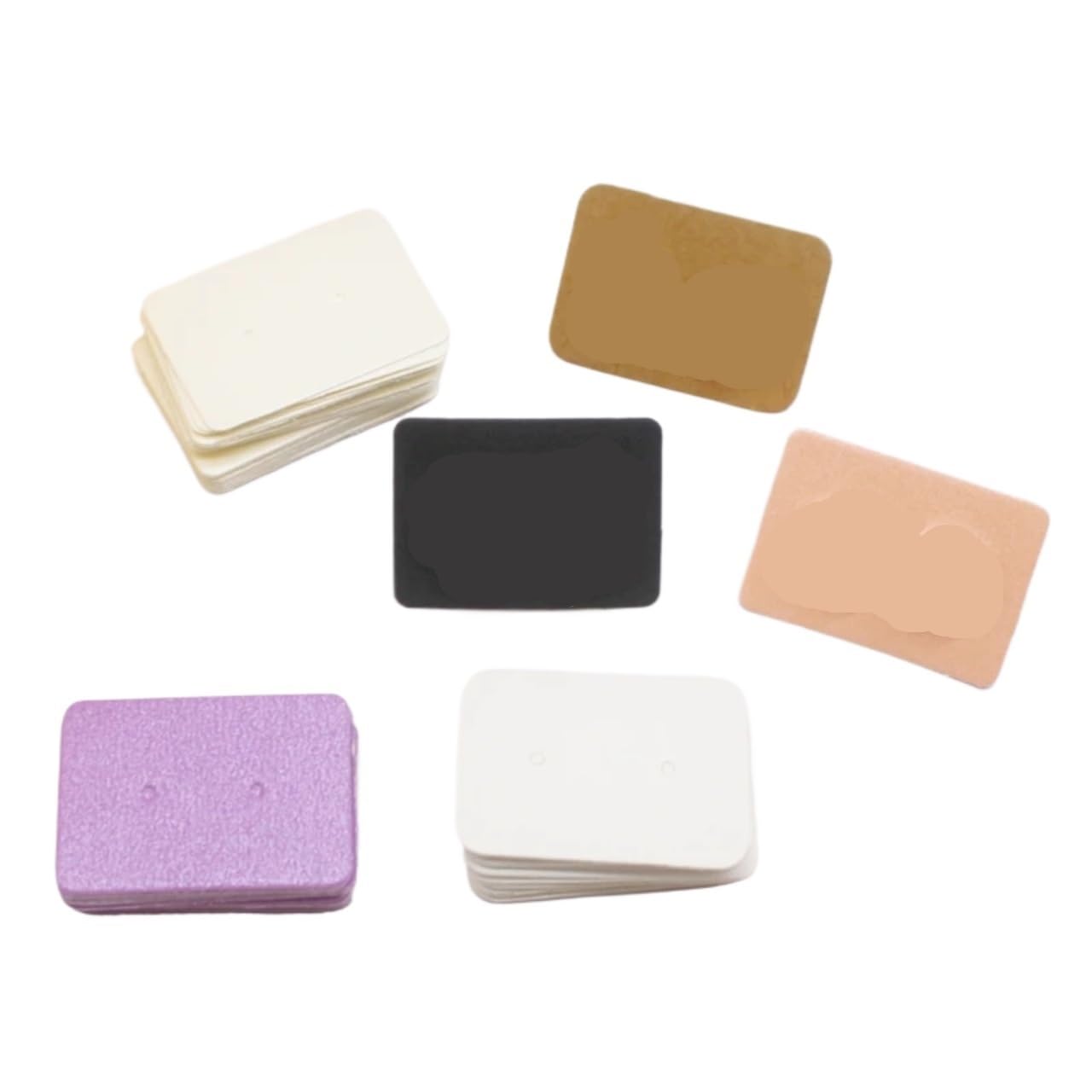 Cartes de présentation pour boucles d'oreilles, Cartes de boucles d'oreilles multicolores 1500 pièces 3.5x2.5cm for affichage bijoux