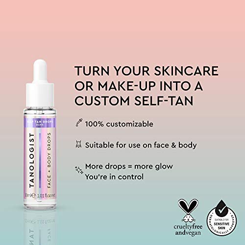 Tanologist Complete Kit, Dark - Hydrating Sunless Tanning Mousse, Body & Face Tanning Drops, And Flawless Tanning Mitt - Seamless, Airbrushed Tanning - Vegan And Cruelty Free #TOP5
