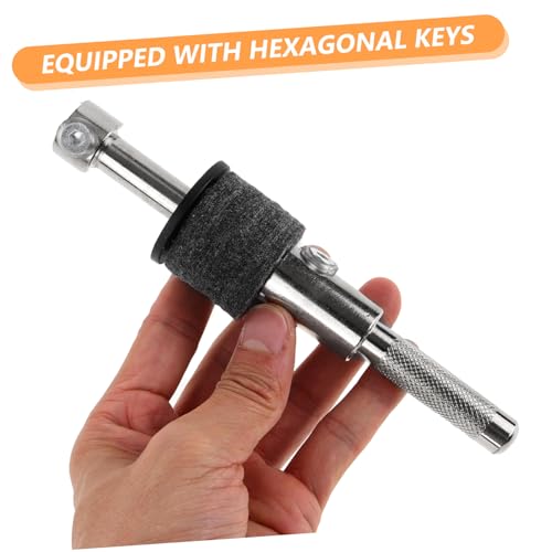 Soporte de platillos Kisangel con brazo ajustable para montar cencerro y platillos crash, accesorio de percusión para baterías, construcción metálica resistente miniatura 6