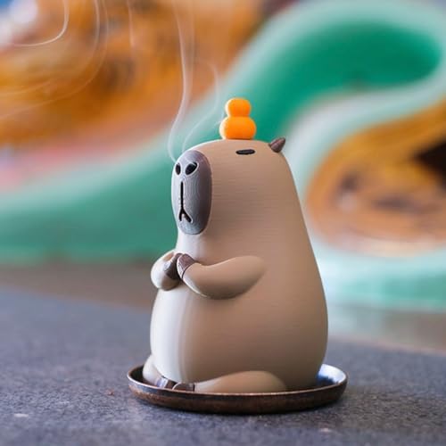 Porte-encens capybara idée cadeau originale pour maison et studio