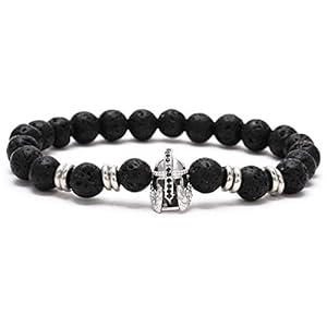 Heren Armband Gevlochten Leren Heren Armband Mode Kroon Bedelarmband Dames Mannen Paren Stenen Kralen Armbanden