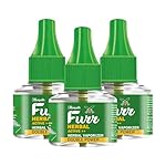 Herbal Active++ Double Power Liquid Mosquito Vaporiser Refill Mosquito Vaporiser Refill No Kerosene Oil Poison Free Non- Toxic Chemical-Free (45ml,Pack of 3)