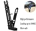 Adsspro Universal Motorcycle Kickstand Accessories Motor Scooter Modified CNC Aluminum Alloy Adjustable Tripod Holder Kickstand Foot Side Support Stand Motor Scooter Motorbike Motocross Dit Pit Bike