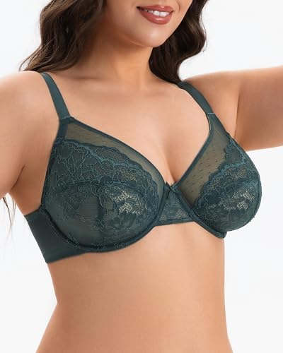 Vukoiswe Minimizer Bra for Women, Plus Size Full Coverage Underwire Bra - image 3