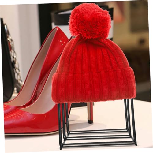 VILLFUL Huthalter-präsentationsständer Für Wollmützen Hut-aufbewahrungsregal Draht-hut-organizer Thekenschrank Baseballmütze Baskenmütze Mützenregal