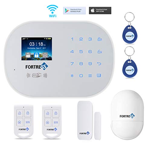 Security Alarm System- Wi-Fi - GSM - Titan Starter Home Security Kit - Wireless - DIY Home and Business Security System by Fortress Security Store- Easy to Install