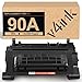V4INK 1 Pack Compatible Toner Cartridge Replacement for HP CE390A 90A, for use with HP Laserjet Ent 600 M601n M601dn M602n, HP Laserjet M4555 Series Printer