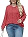 Womens Sweaters Hoodies Early Fall Fashion Must Haves Plus Size Womens Tops Winter Clothing Clothes Fall Tunics Outfits 2025 Long Sleeve Shirts Dressy Casual Loose Oversized Christmas Sweatshirts Red