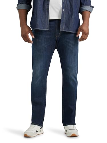 Jean Lee Big & Tall Extreme Motion avec ceinture stretch invisible