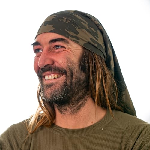 Image of Carhartt Force Lightweight Neck Gaiter, Tree Camo-Burnt Olive, One Size