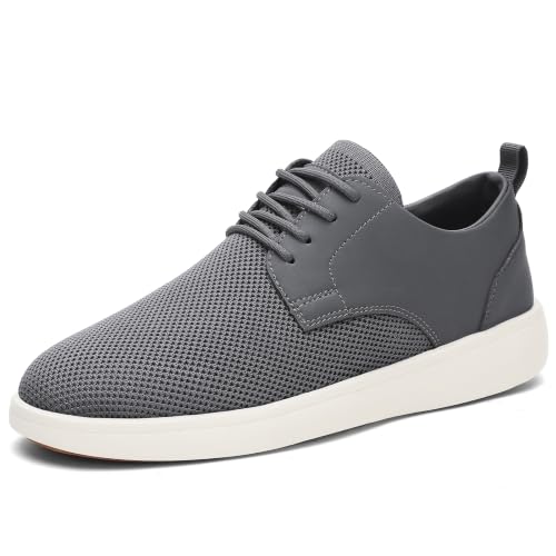Men's Fashion Dress Sneakers Casual Business Oxfords Comfortable Breathable Lightweight Mesh Walking Shoes for Work Office and Daily Wear