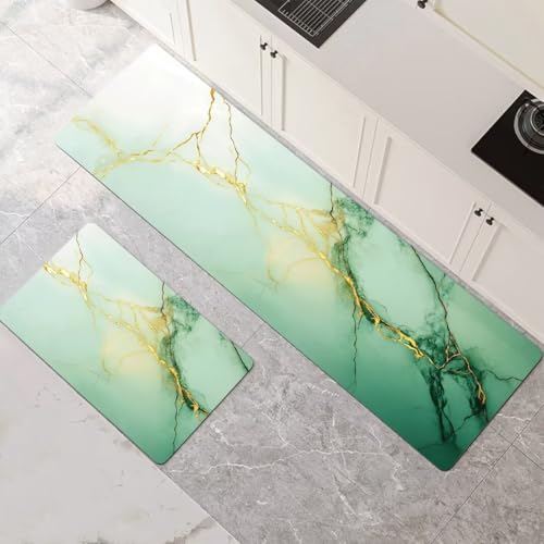 Alfombras de cocina de mármol que transforman tu hogar en un espacio elegante y seguro 2
