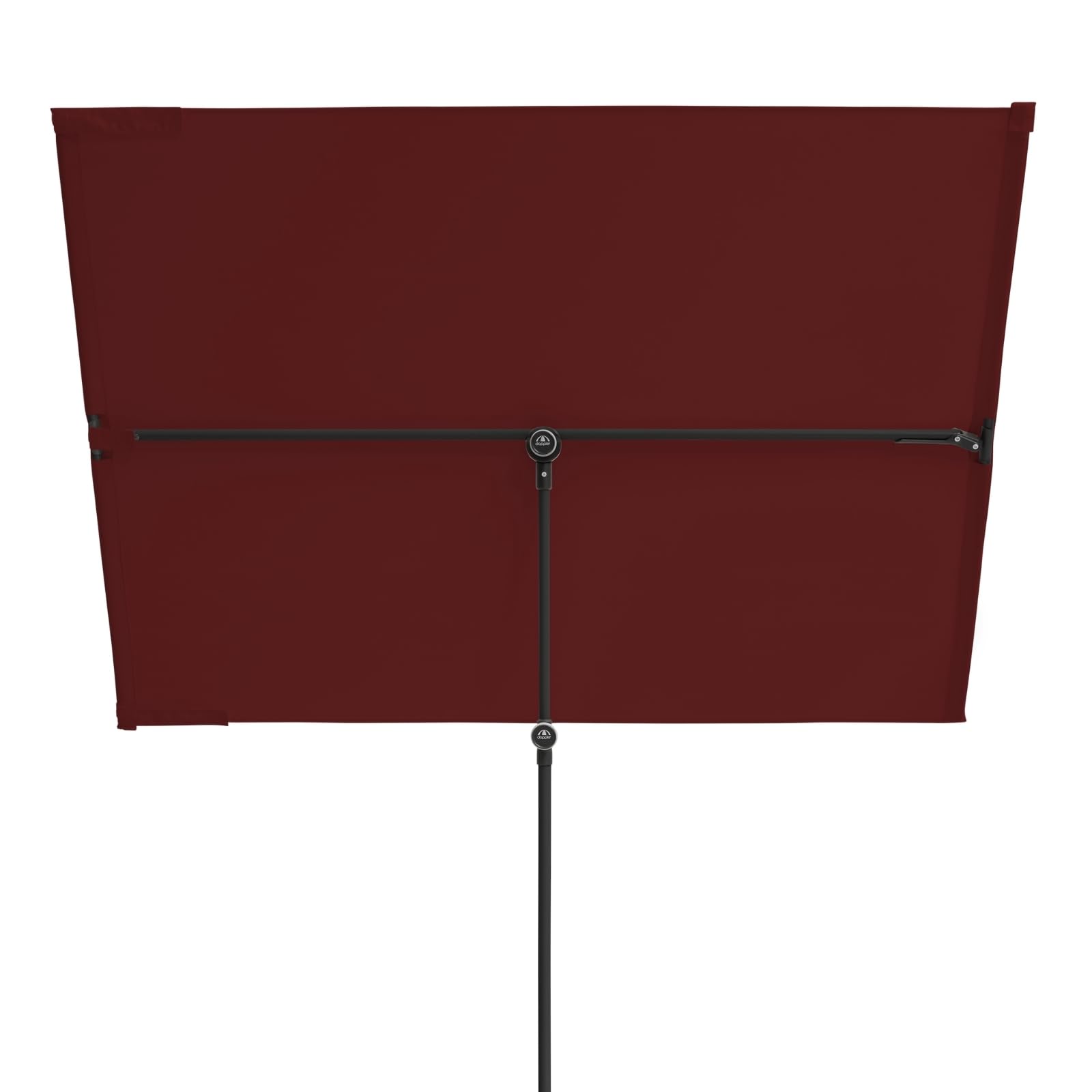 Doppler Parasol para balcón I 170x130cm I Parasol para balcón y terraza I Protección visual flexible I Parasol rectangular y pivotante I Parasol de jardín para balcón
