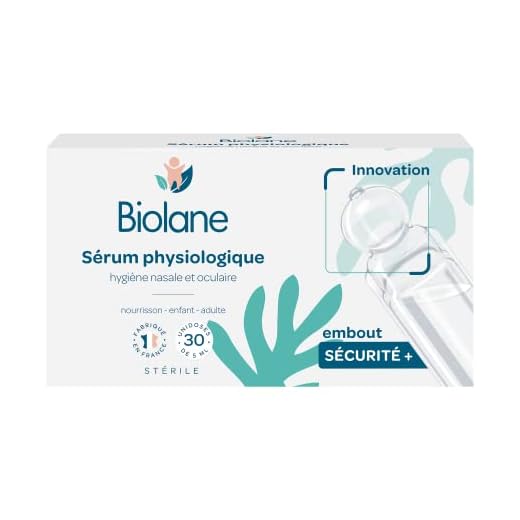 Biolane – Sérum Physiologique – pour Nettoyer Le Nez Ou Les Yeux Du Bébé en Toute Sécurité – 30 Unidoses