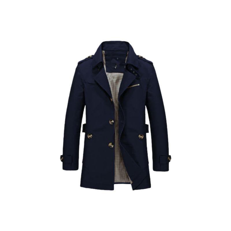 Gabardina de algodón de hombre para tus trayectos urbanos en primavera 6