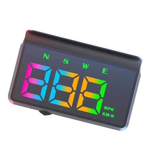 HUD automotriz para evitar distracciones con alertas de seguridad y velocidad
