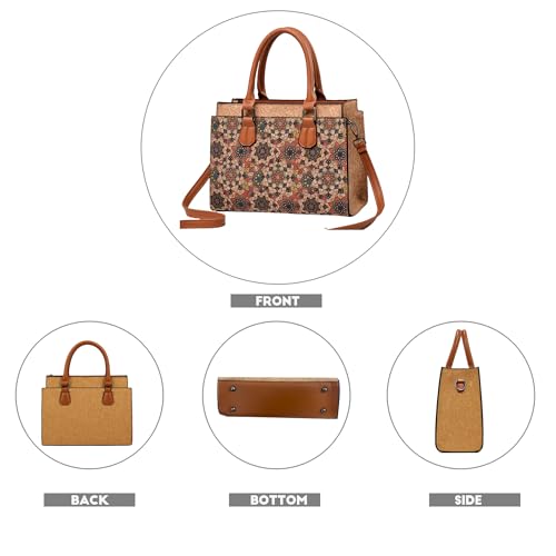 Image of Natural cork Large capacity shoulder bag handbag crossbody