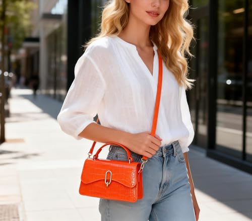 Image of Mini Crossbody Bag for Women, Cute Mini Purse, Ladies Small Top Handle Satchel, Trendy Daily Clutch Purse