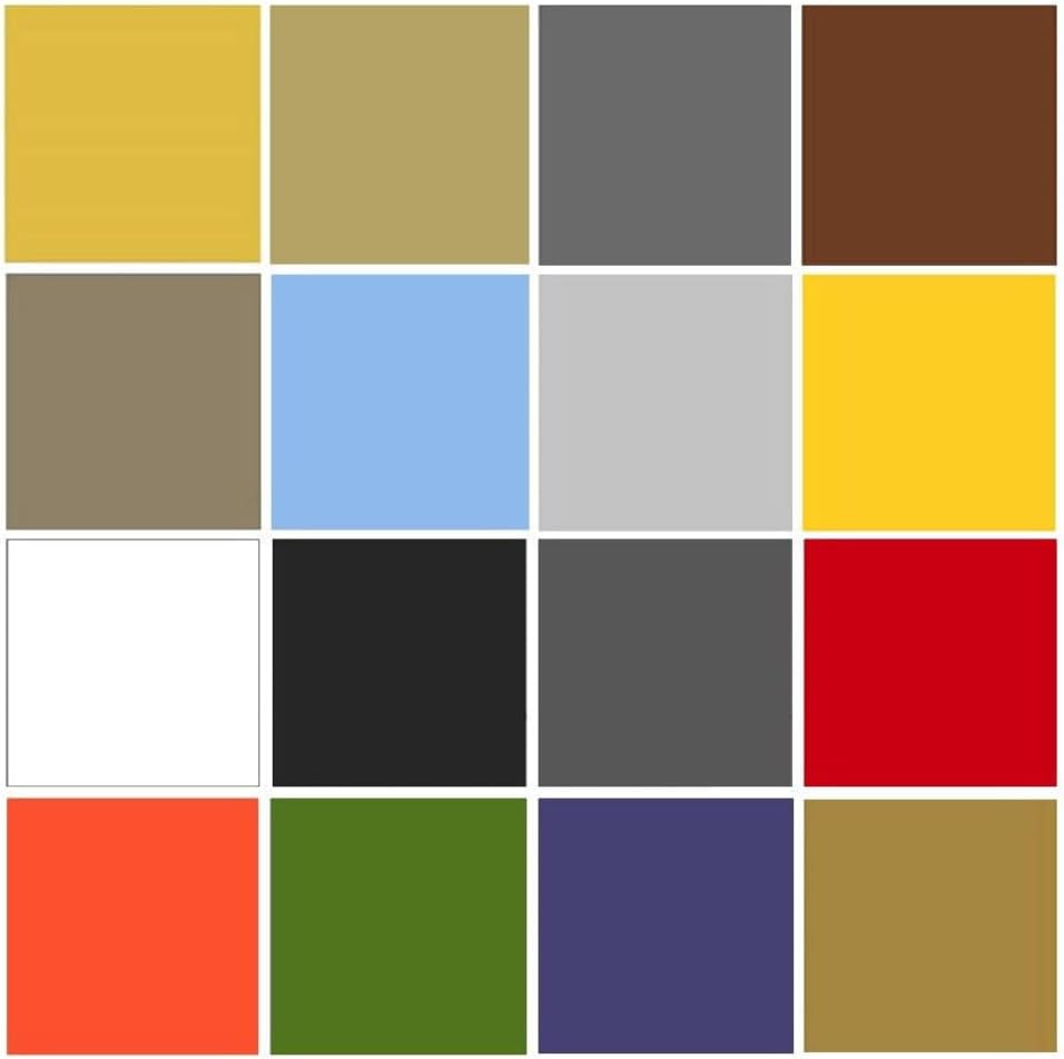 Micro-Mark Railroad Model Air Acrylic Paint Set, 18 Colors, Made in USA, 0.68 fl oz Bottles