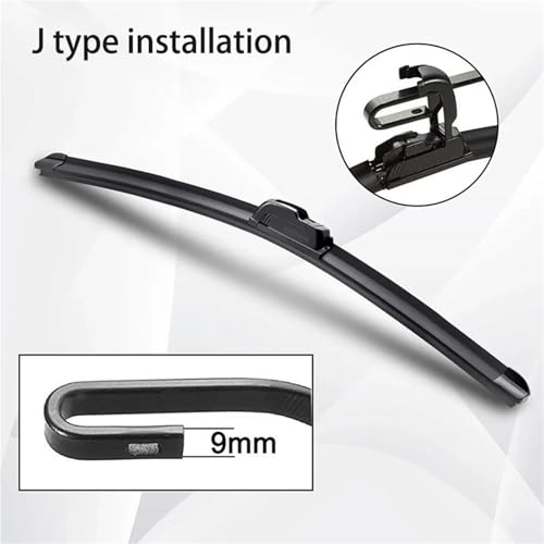 Essuie-Glace sans Traces ni Bruit de Type U Spécifique Mazda 3 BL 2010-2013