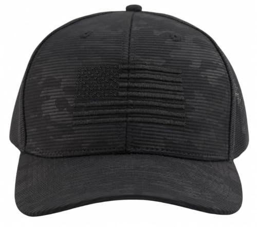 Image of TSSGBL USA Flag Trucker Hat - OSFM & XXL Big Head Fit, Adjustable Mesh Snapback American Patriotic Baseball Cap
