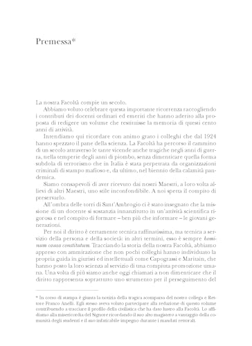 Cent'anni Di Dialogo. La Facoltà Di Giurisprudenza Dell'università Cattolica, 1924-2024 - 4