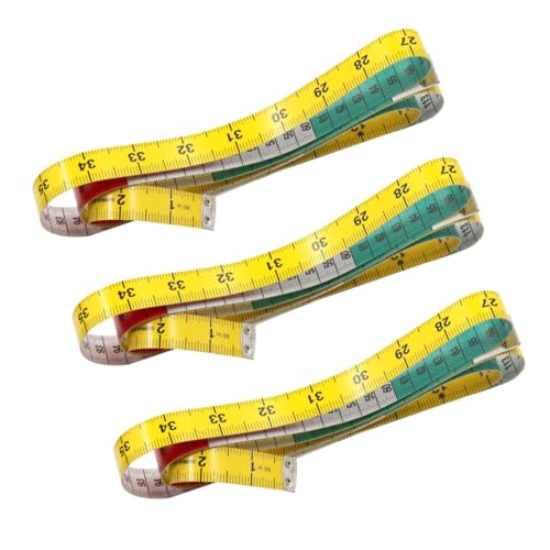Set 3 cintas métricas portátiles multipropósito