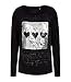 Produktbild SOCCX Damen Sweatshirt mit Artwork aus Wendepailletten