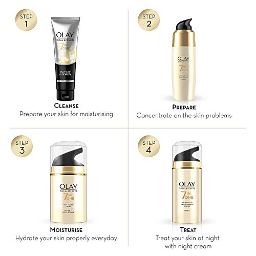Image of Olay Combo Pack Total Effects 7 in 1 (Day Cream, 50 g & Cleanser, 100g)