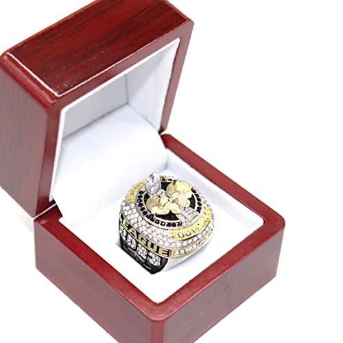 Kuseli 2023 Fantasy Football Championship Ring MVP Trophy Prize for Fans Mens' Souvenir Gift (with Box,10)