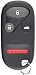 KeylessOption Keyless Entry Remote Control Bike Key Fob Clicker for Honda Goldwing Gold Wing GL1800 GL 1800 Motorcycle 2001-2010