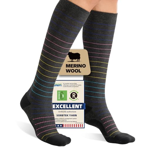 Iambamboo Merino Wool Compression Socks