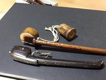 Amazon.co.jp: 矢立 珍品 古銅 時代物 書道具 銅製 古道具 墨入れ 筆